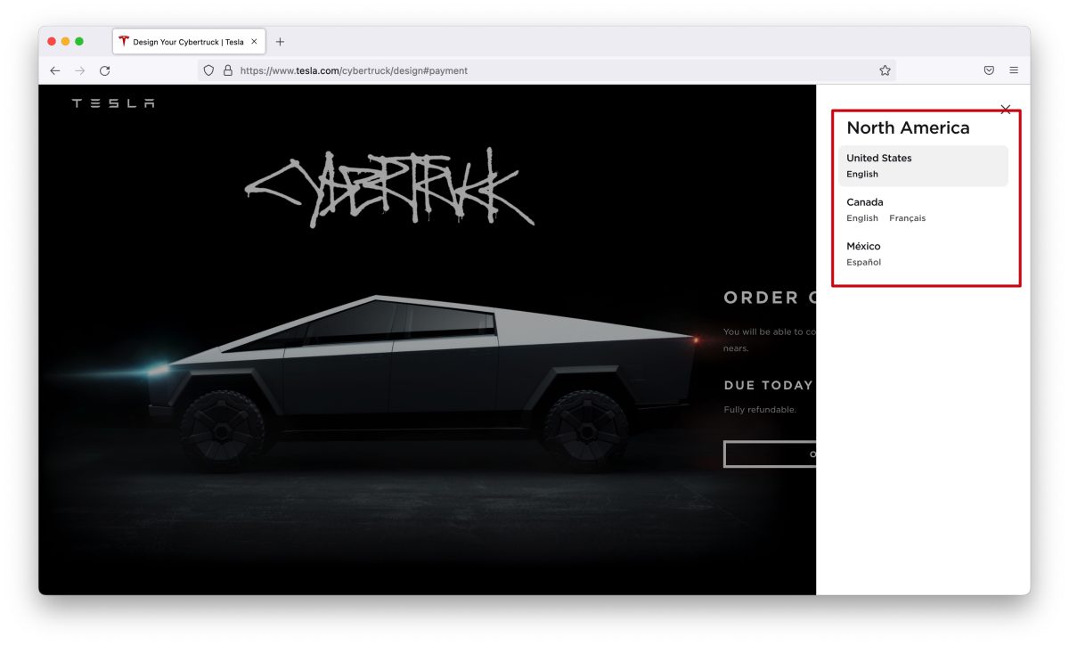 特斯拉 Tesla Cybertruck