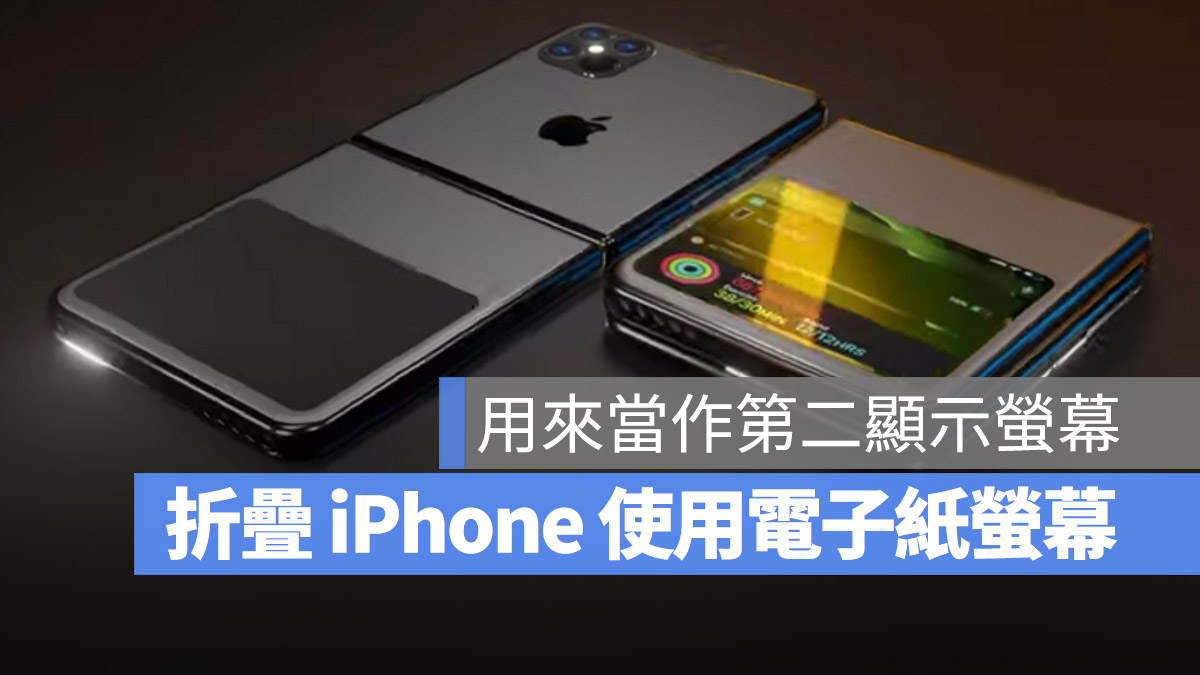 電子紙螢幕 折疊 iPhone