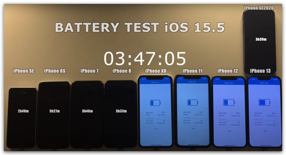 iPhone iOS 15.5 電池 續航力