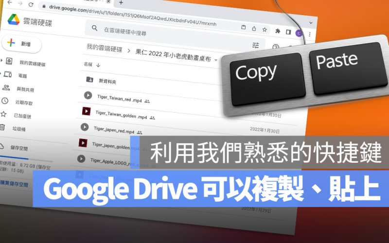 Google Drive 加入了實用的複製、貼上與剪下小功能