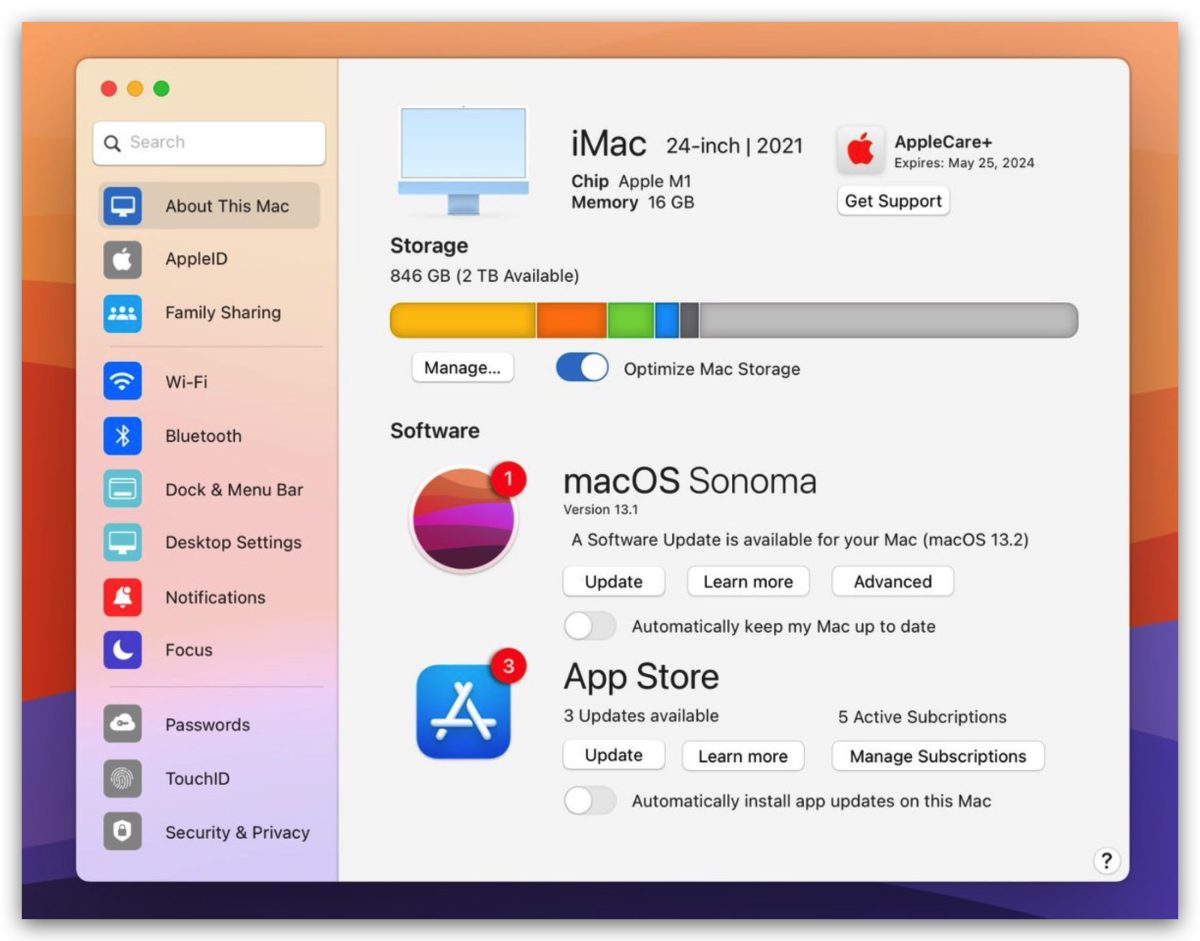 macOS 13
