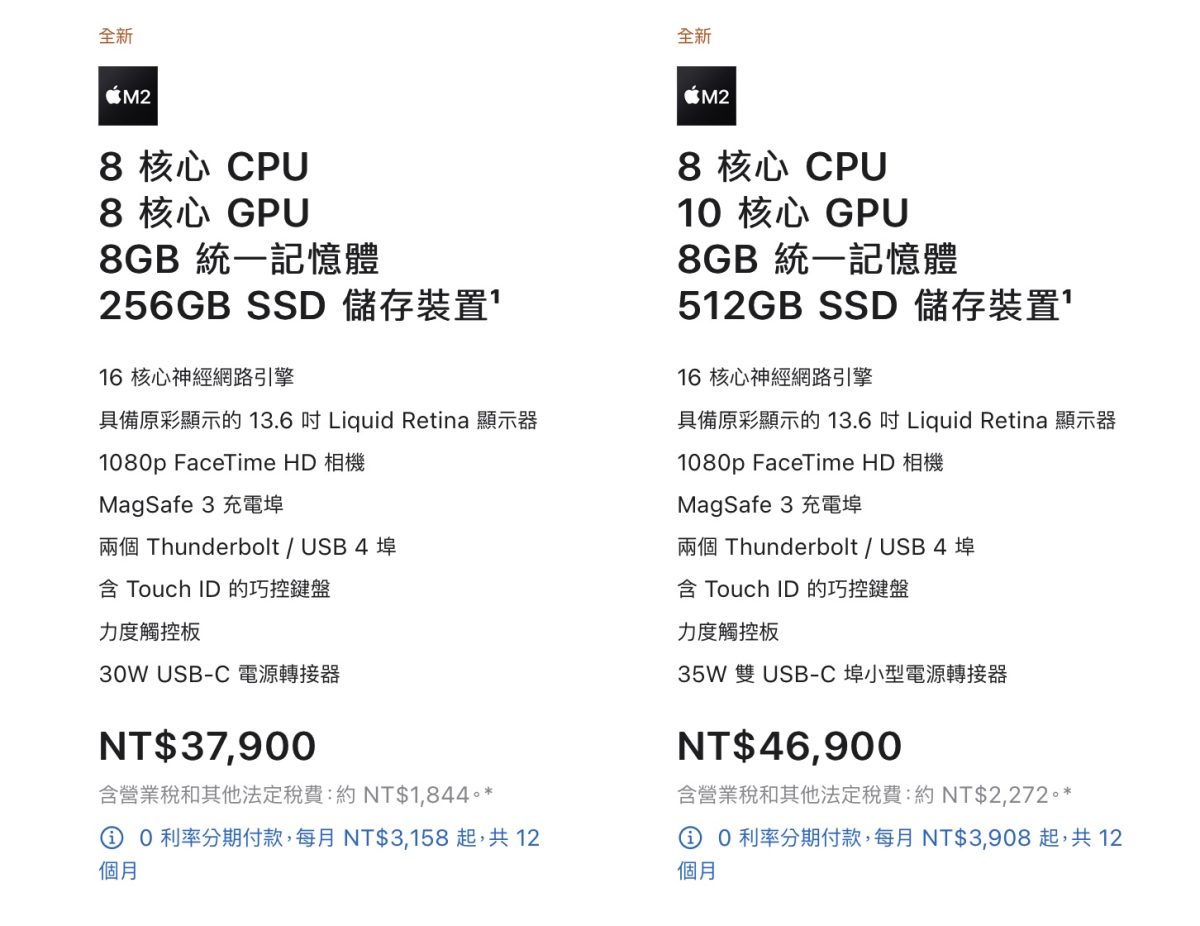 M2 MacBook Air