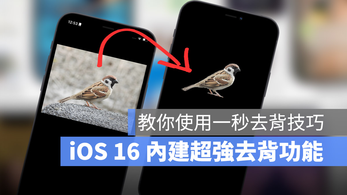 iOS 16 拷貝主體 原況文字 圖像辨識 去背