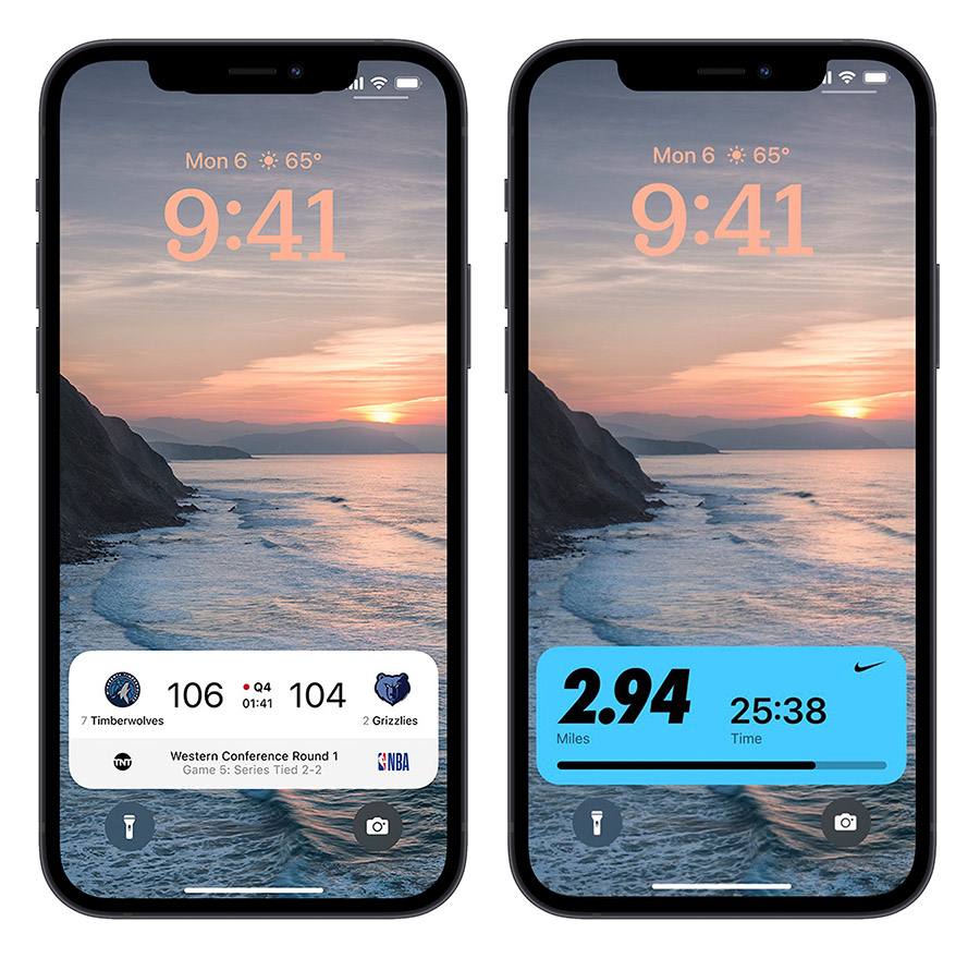 iOS 16 iPhone 鎖定畫面