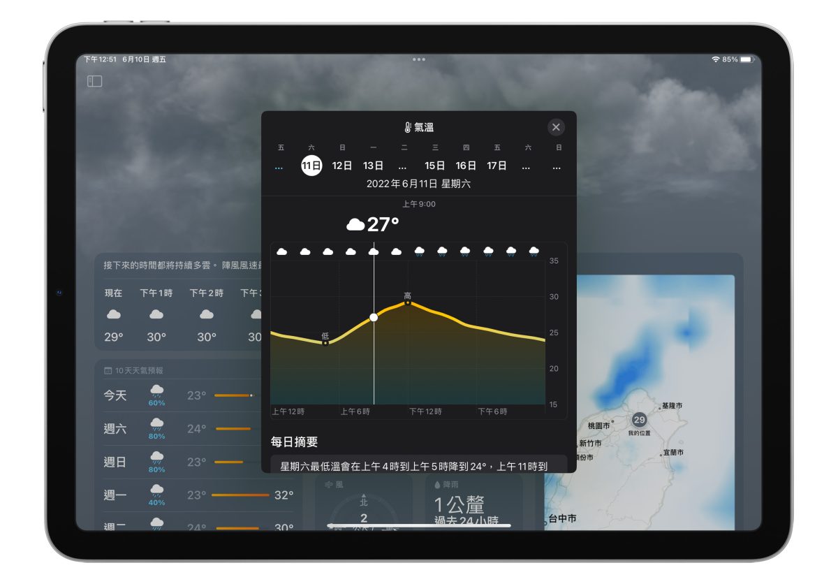 WWDC 2022 WWDC iPadOS 16 iPadOS 天氣