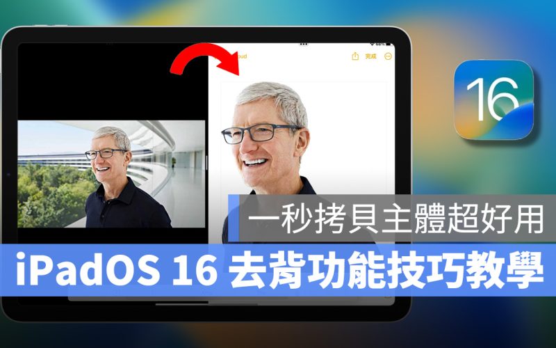 WWDC 2022 WWDC iPadOS iPadOS 16 去背 拷貝主體