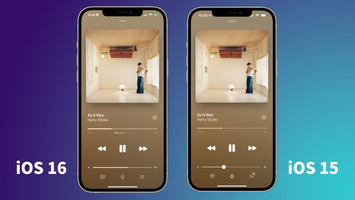 iOS 16 Apple Music AirPods