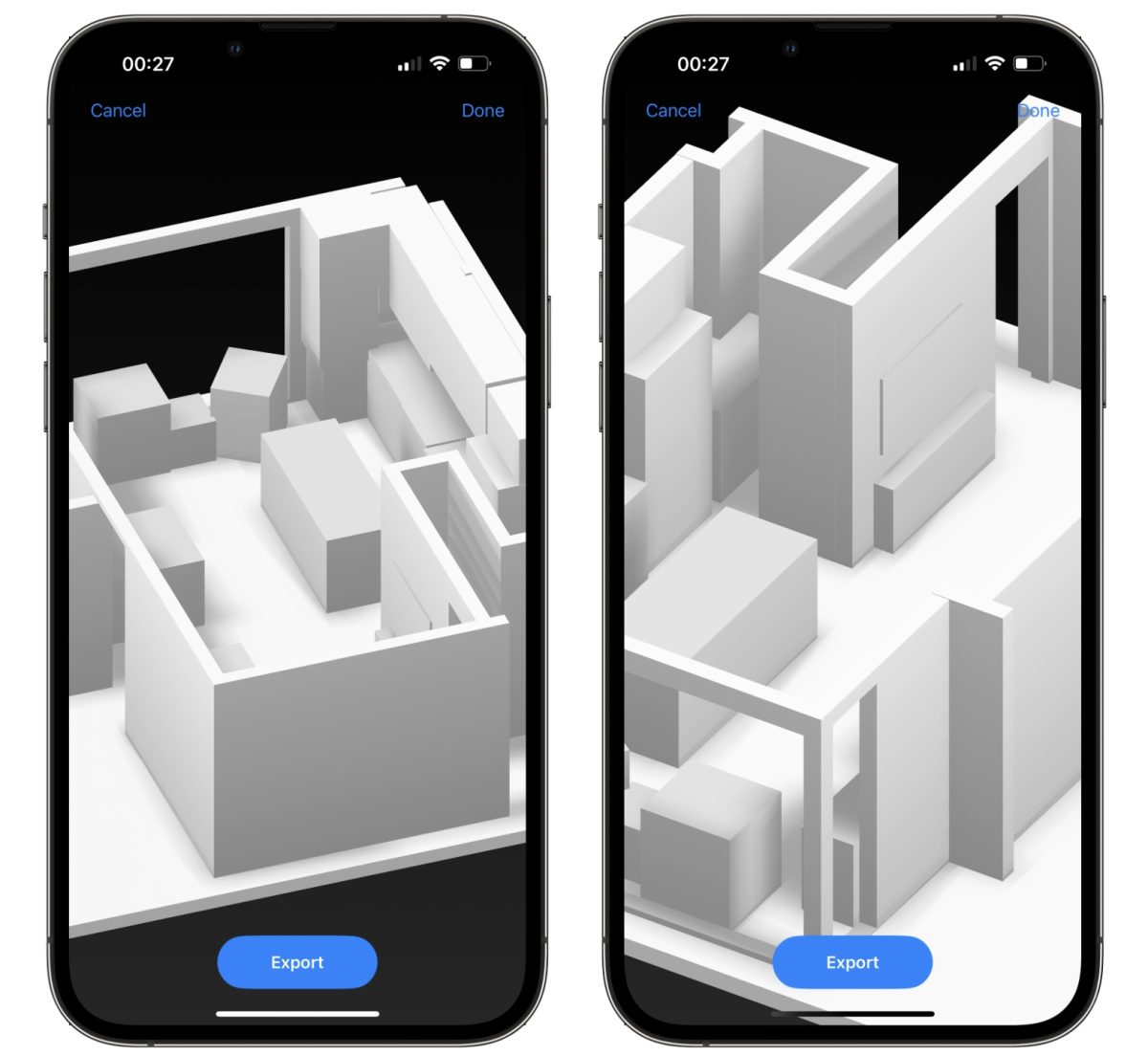 ARKit iOS 16 RoomPlan 3D Scanner