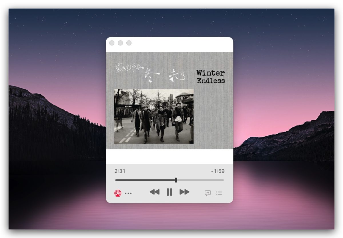 Apple Music 音樂 迷你播放器