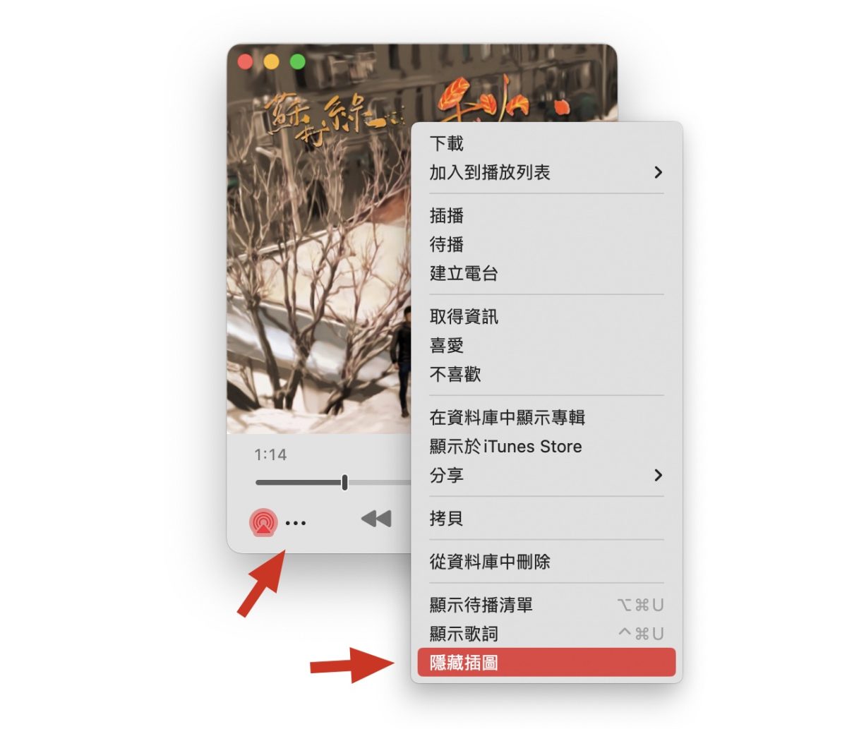 Apple Music 音樂 迷你播放器