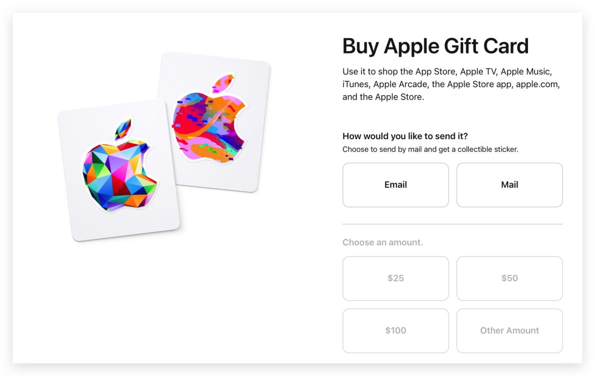 Apple 禮品卡 BTS 