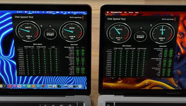 M2 MacBook Pro 硬碟讀寫速度 變慢