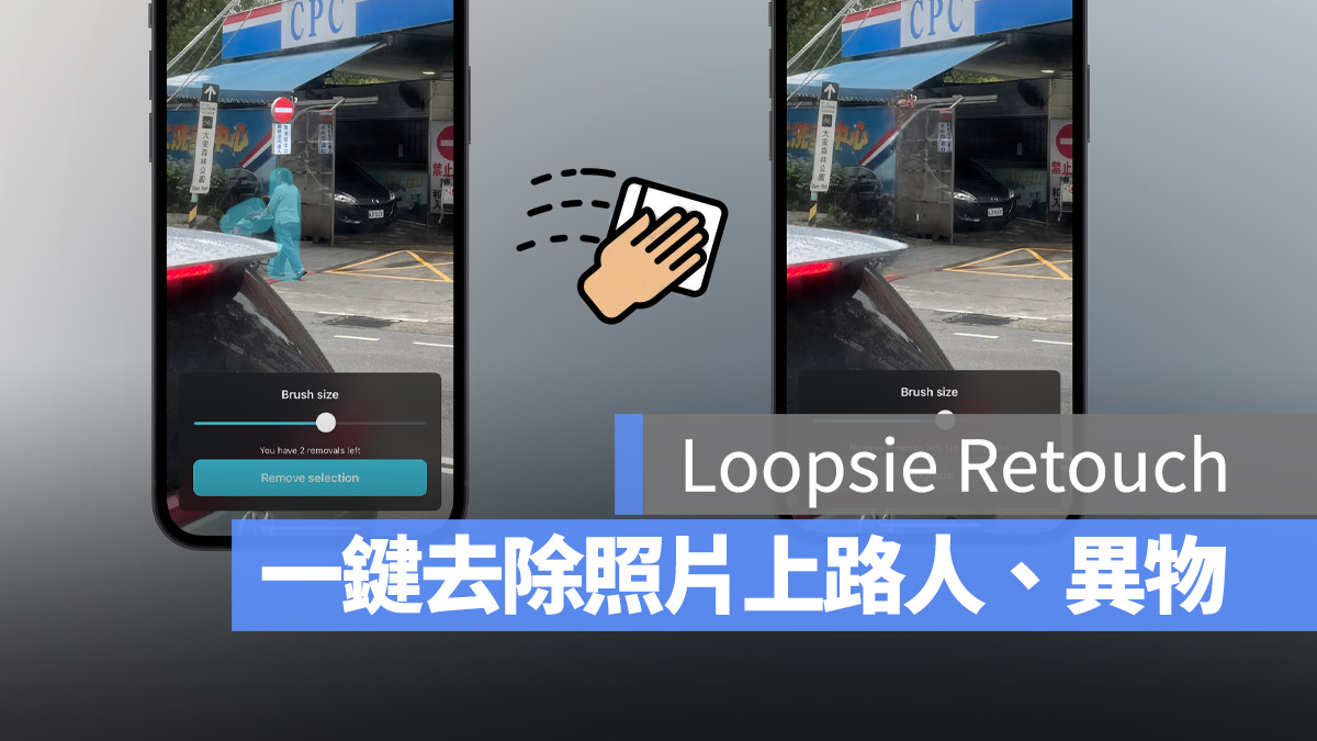 雜物移除 Loopsie Retouch