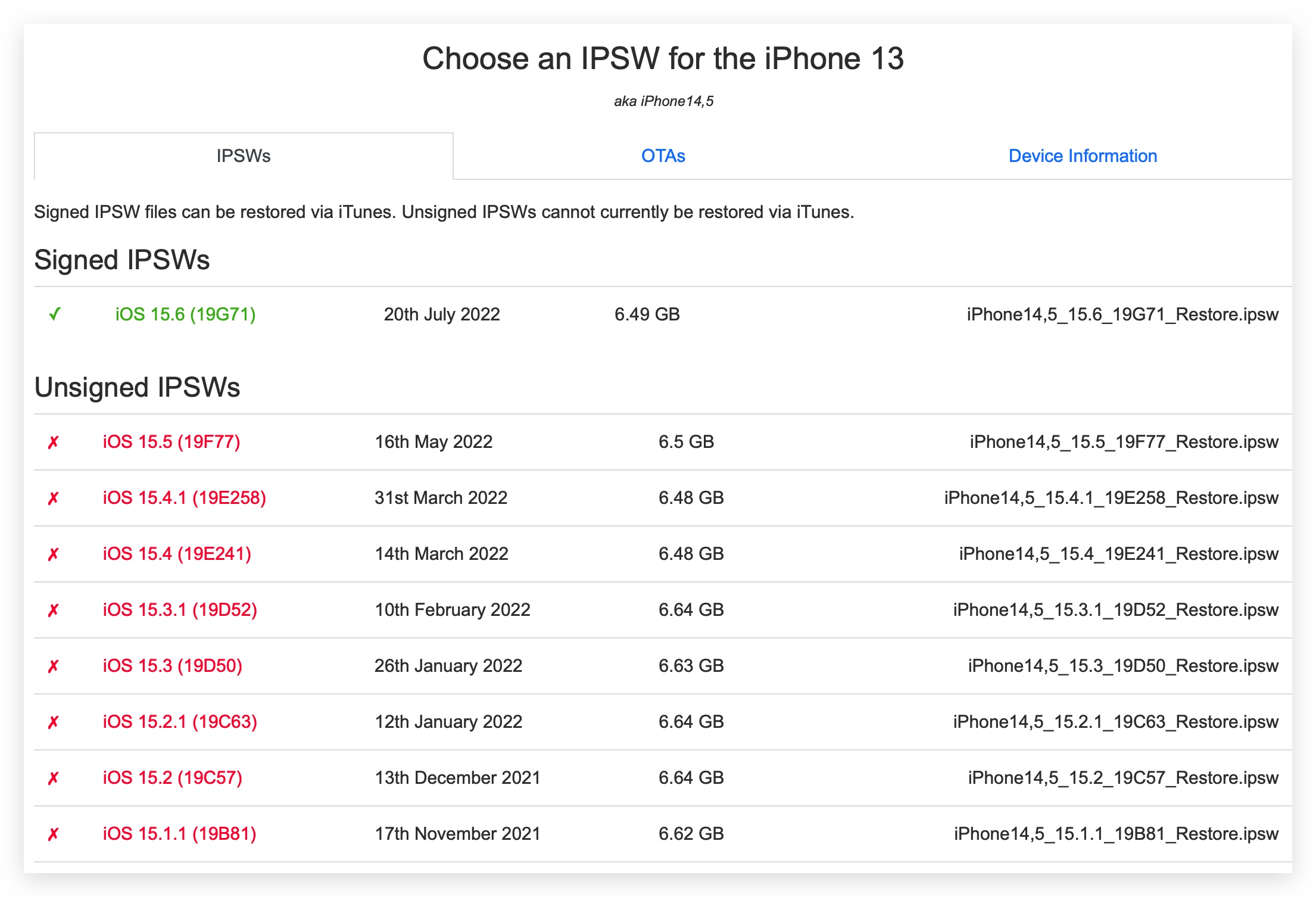 iOS 15.5 認證通道 認證關閉 降級 降版本