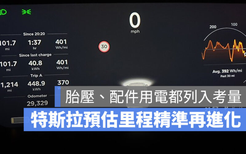 特斯拉 Tesla 預估里程 續航里程