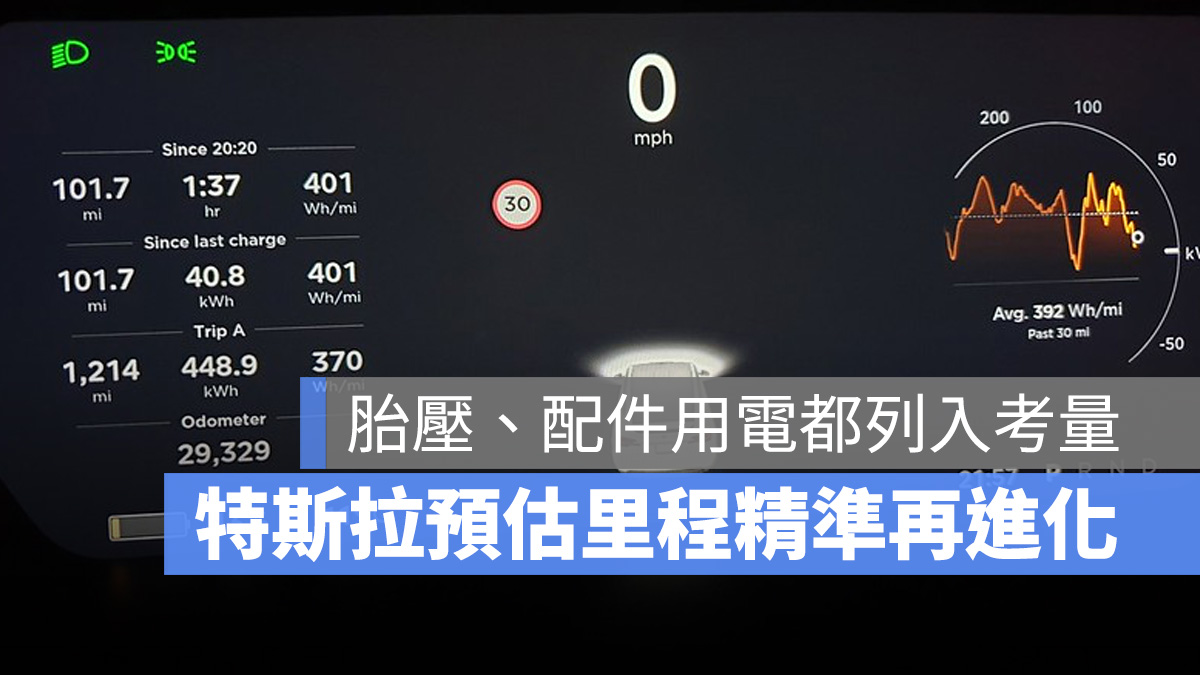 特斯拉 Tesla 預估里程 續航里程