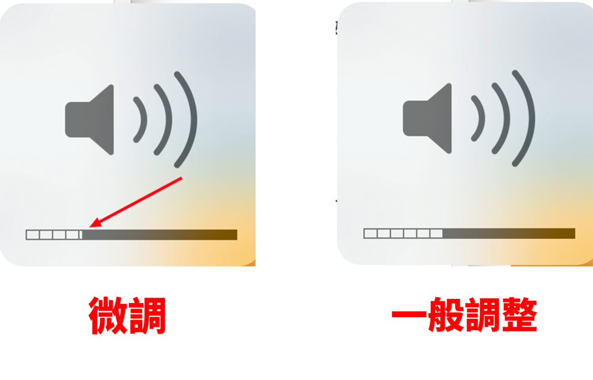 Mac MacBook 調整音量 調整亮度 微調