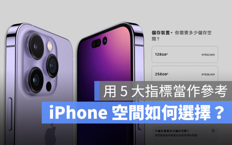 iPhone 容量怎麼選？用 5 個指標分析要多大空間才夠用