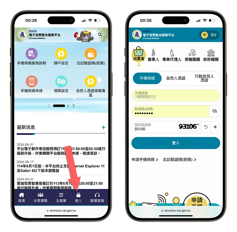 iCloud App Store 電子發票 載具 歸戶