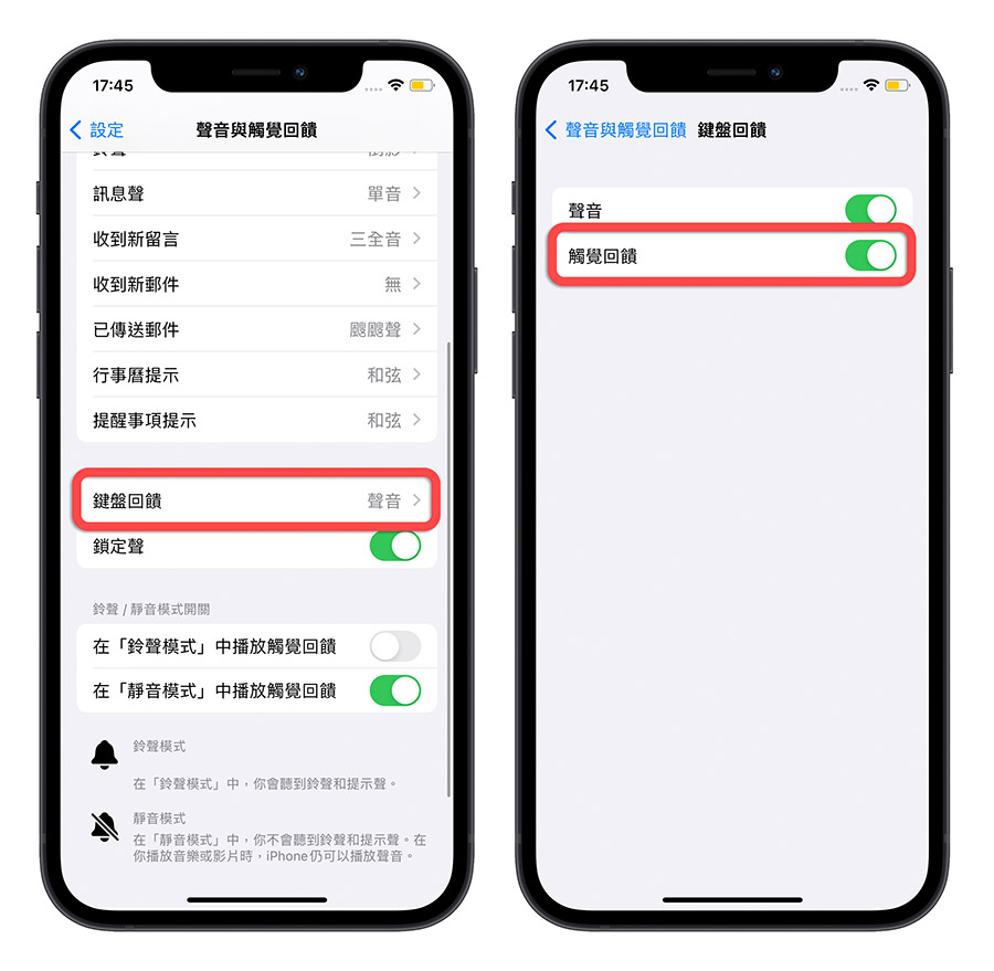 iOS 16 打字 震動回饋