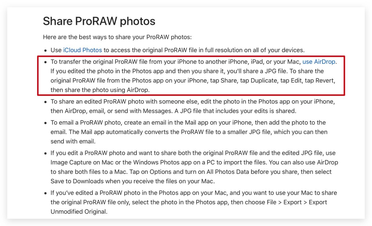 iPhone iPhone 14 Pro ProRAW lightning Airdrop
