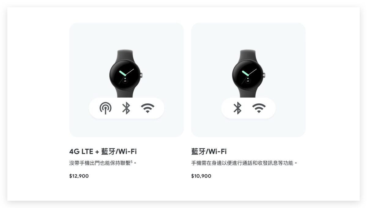 Google Pixel Watch 規格 價格 預購 上市 開賣 