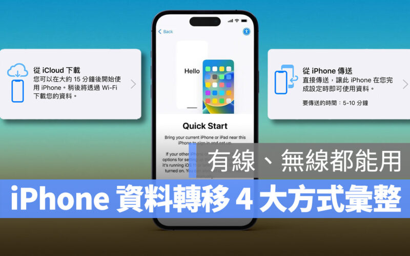 iPhone 資料轉移 回覆 備份 換機 iPhone 14 iPhone 14 Pro