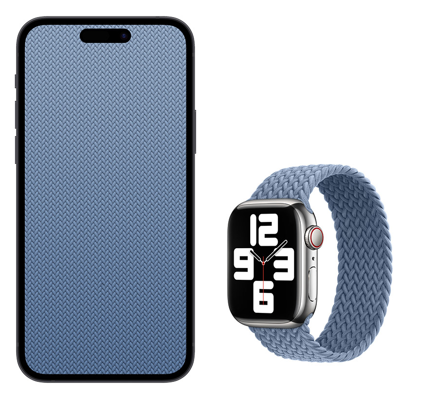 Apple Watch 編織錶帶 iPhone 桌布