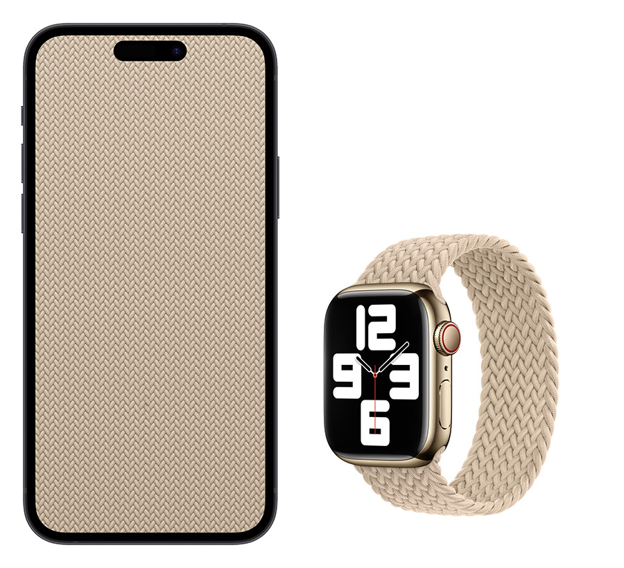 Apple Watch 編織錶帶 iPhone 桌布