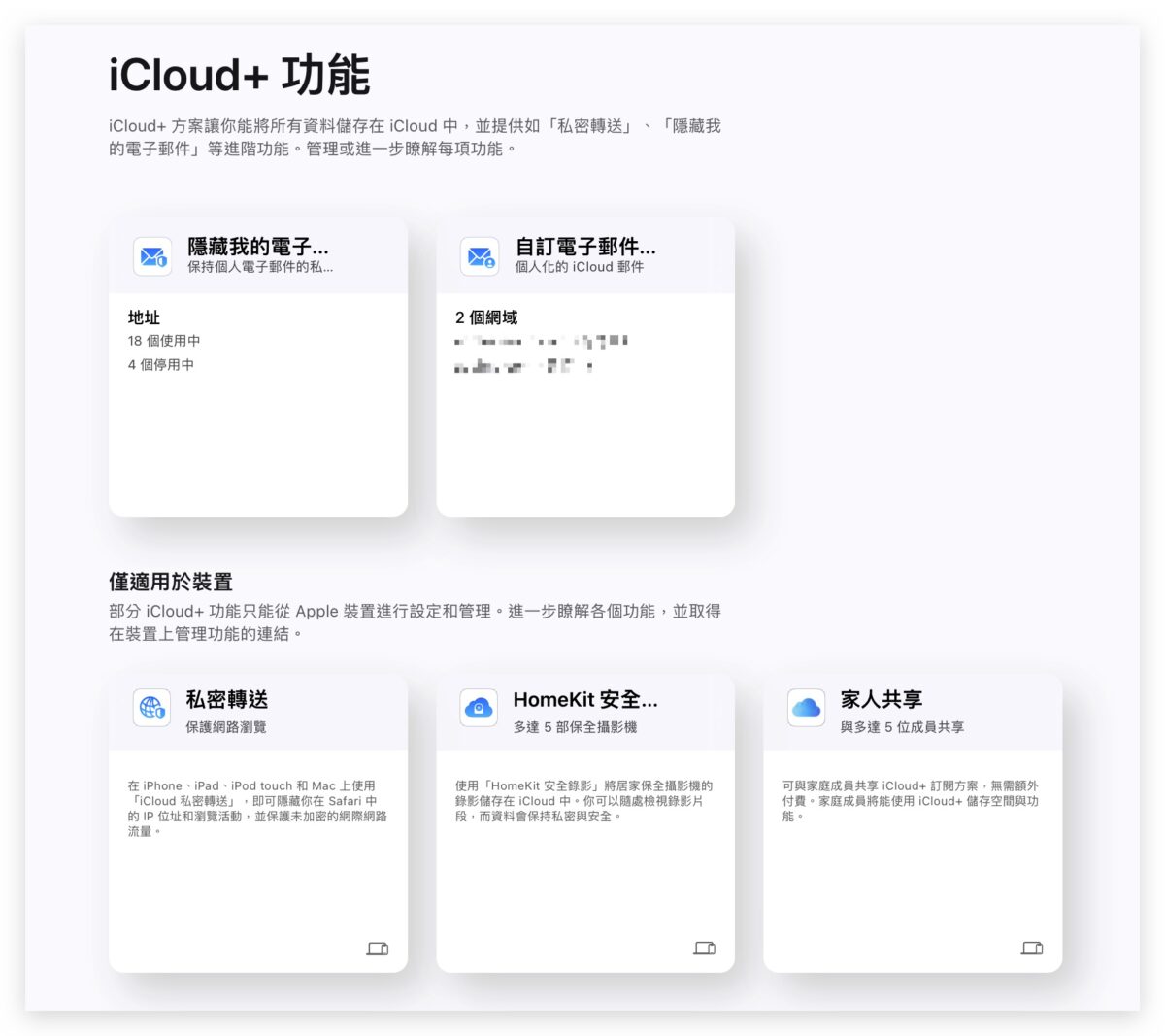iCloud 網頁版 Beta