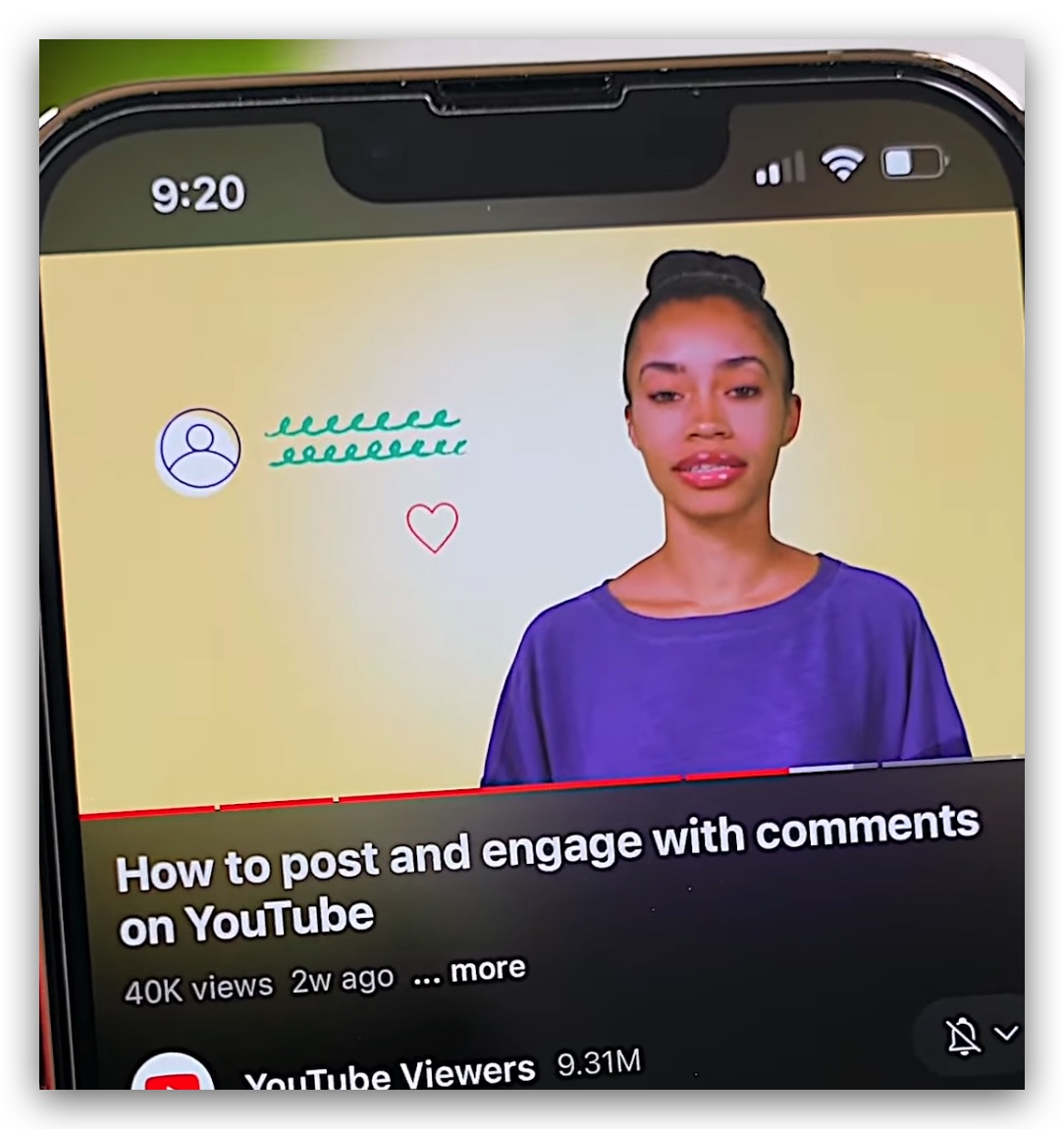 YouTube 更新 微光效果