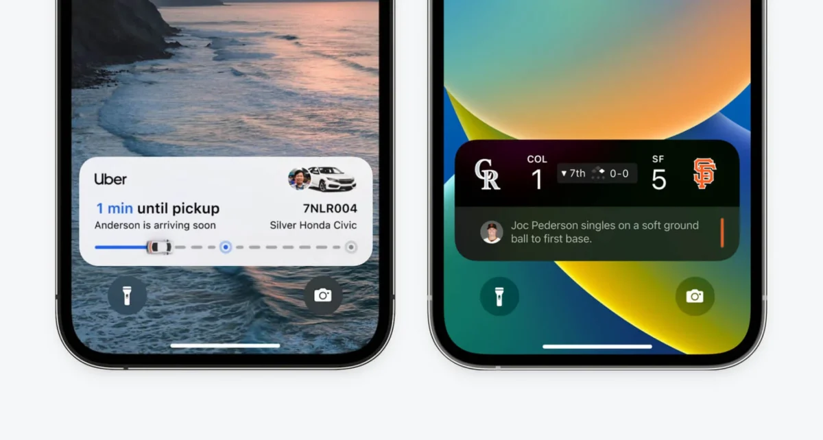 iOS 16.1 即時動態 Live Activity iPhone 鎖定畫面