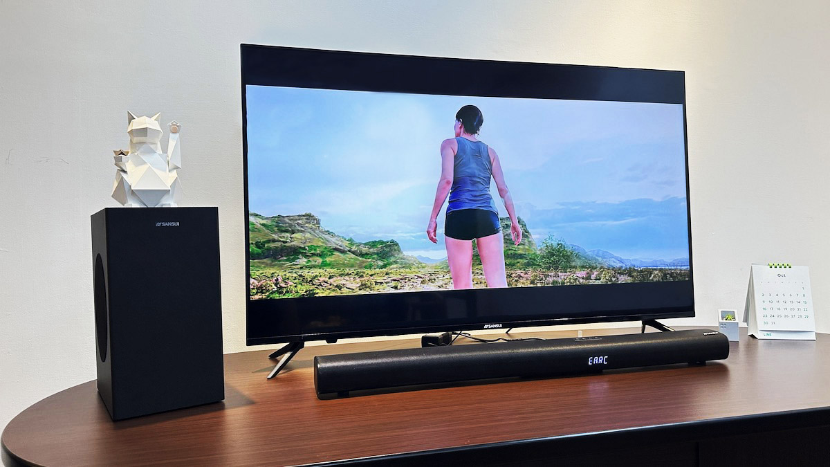 SANSUI 山水 家庭劇院 4K QLED 高畫質電視 聲霸 SoundBar Dolby Atmos Vision 天空聲道