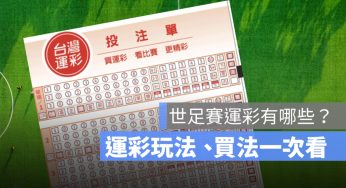 世足運動彩券玩法：運彩怎麼玩、世足運彩怎麼買一次看
