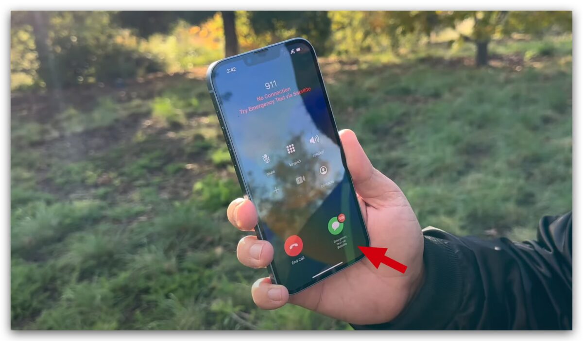 iPhone 衛星緊急服務 SOS 緊急聯絡電話