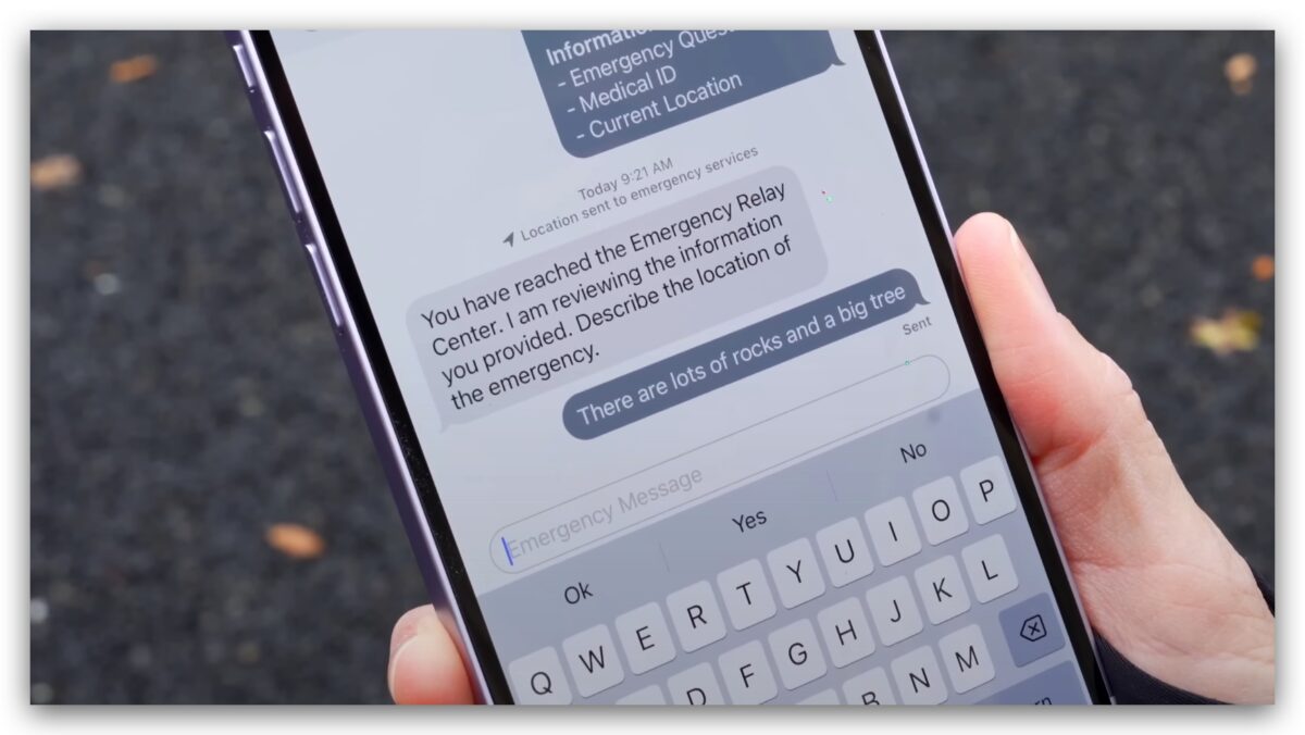 iPhone 衛星緊急服務 SOS 緊急聯絡電話