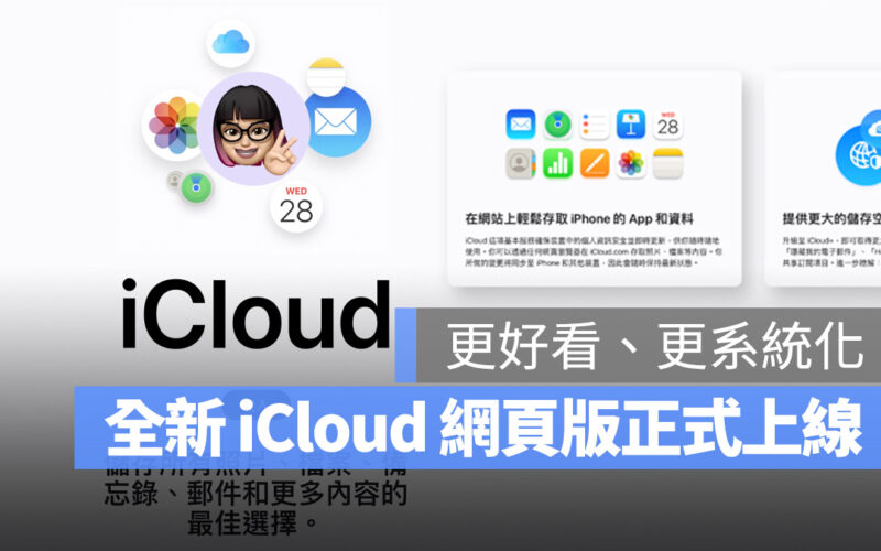 蘋果全新 iCloud 網頁版正式上線,模組區塊化更好看又更好用