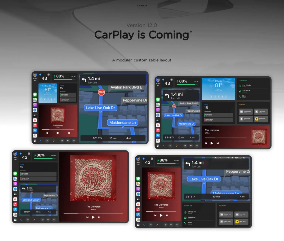 特斯拉 Tesla CarPlay