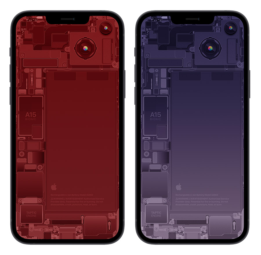 iPhone 14 iPhone 14 Pro 透明桌布