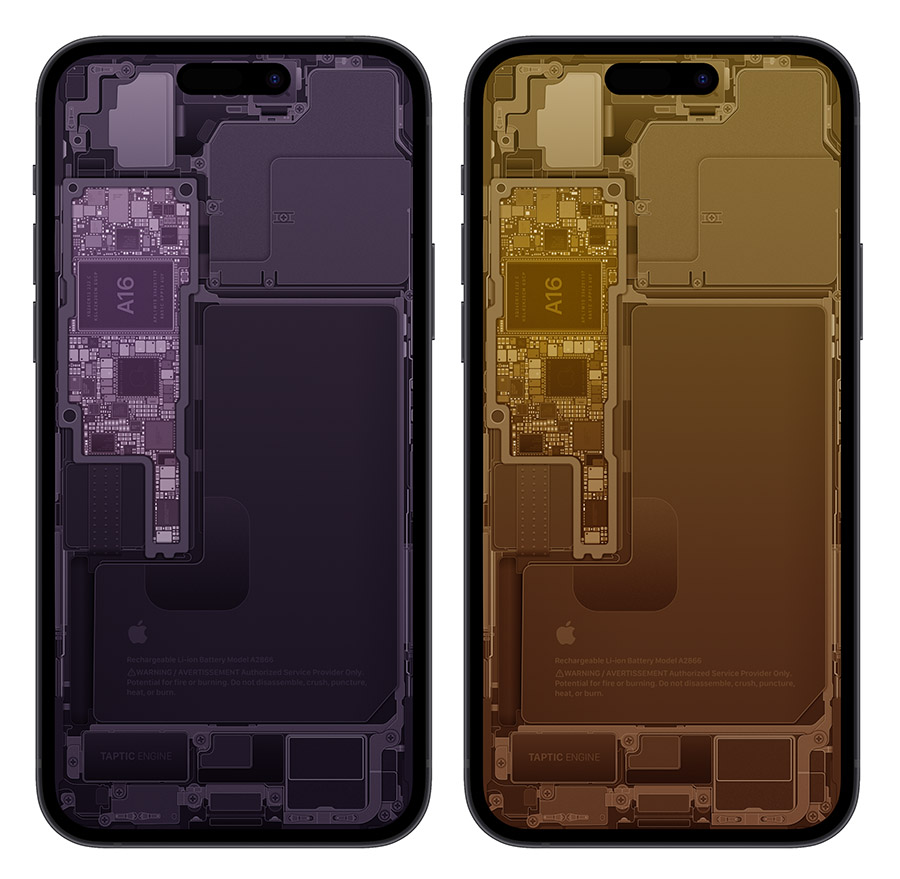 iPhone 14 iPhone 14 Pro 透明桌布
