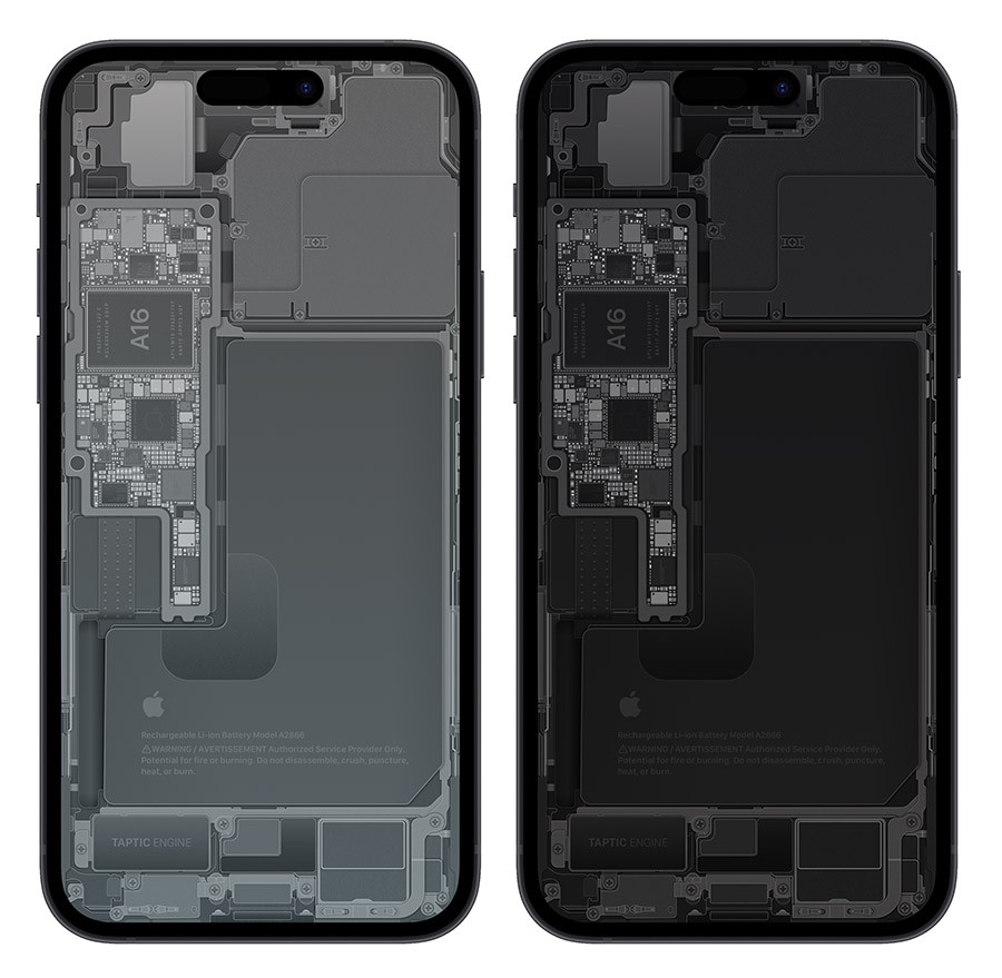 iPhone 14 iPhone 14 Pro 透明桌布