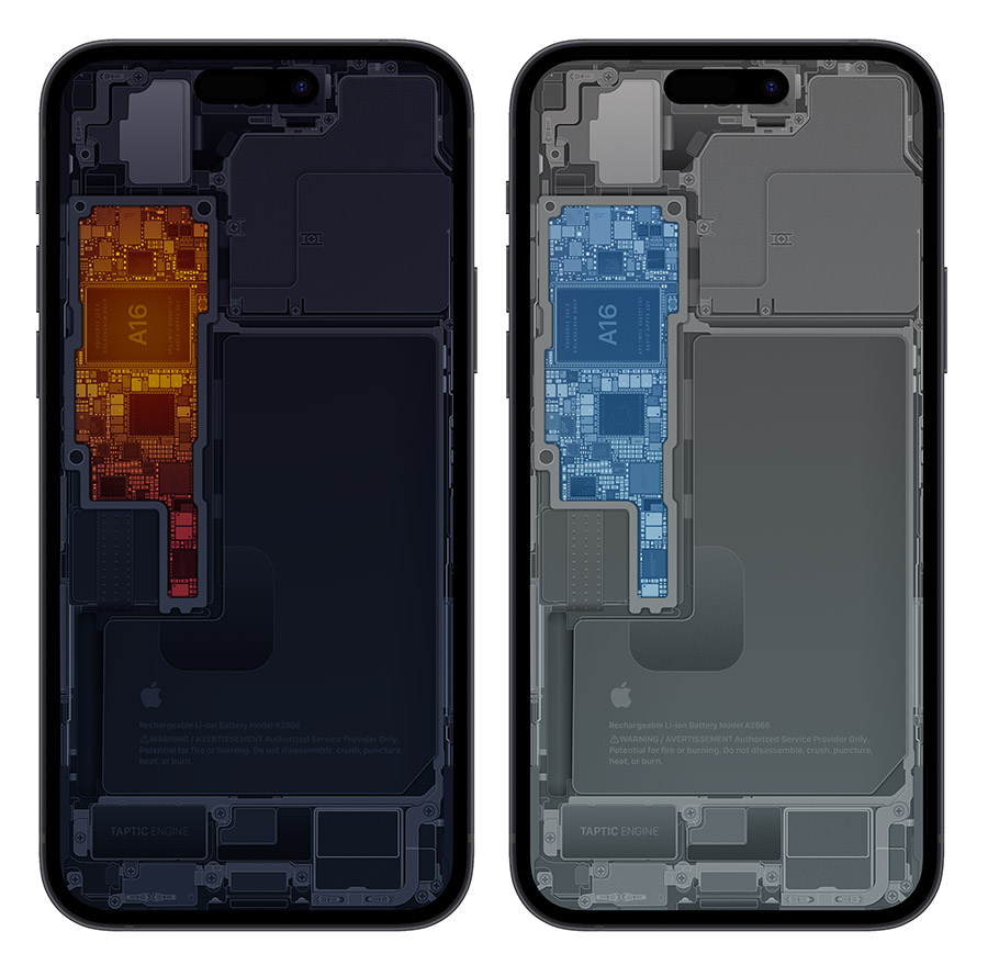 iPhone 14 iPhone 14 Pro 透明桌布