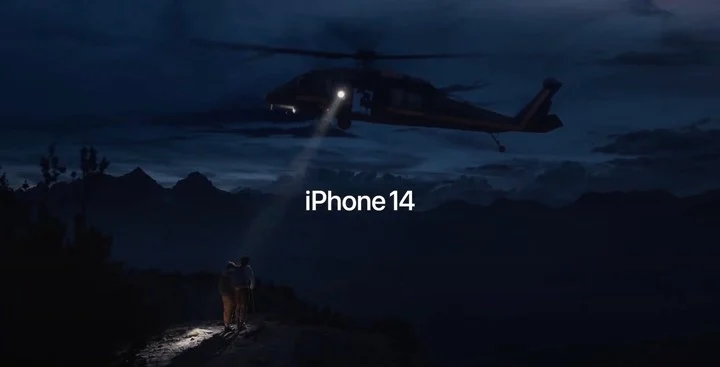 iPhone 衛星緊急 SOS 服務