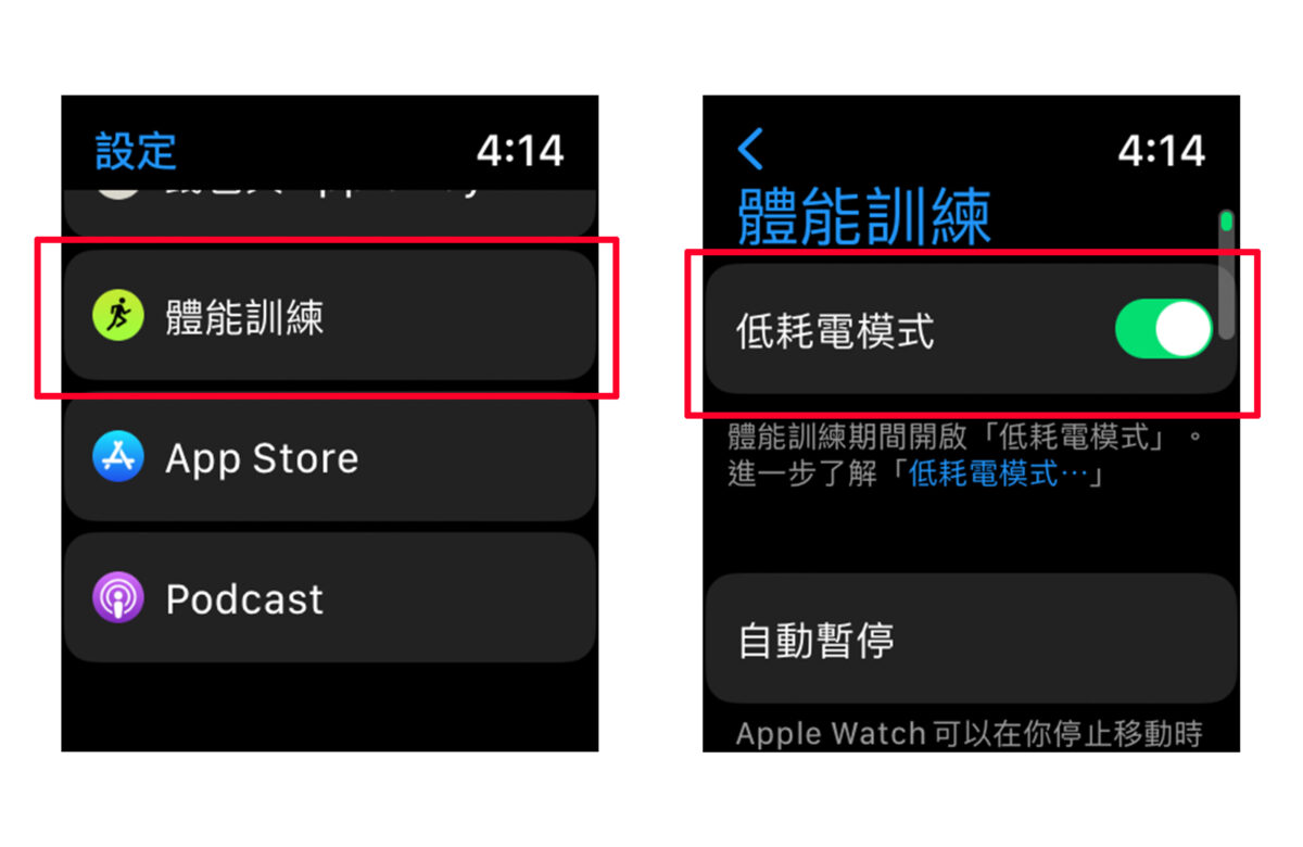 Apple Watch watchOS 9 省電模式 低耗電模式