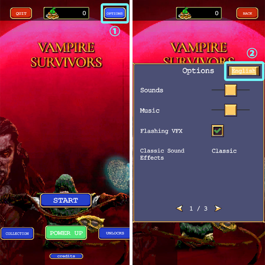 吸血鬼倖存者 VampireSurvivors 彈幕 RPG手遊 Roguelite