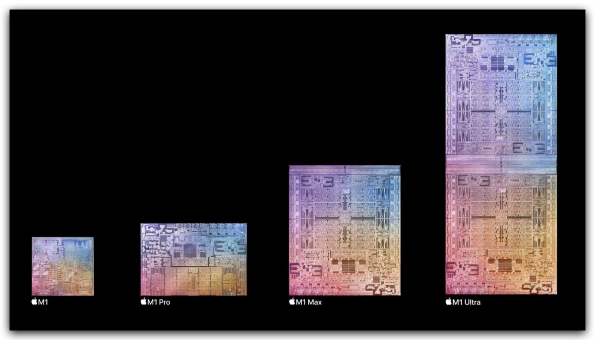 Apple Silicon 家族 M1 M1 Pro M1 Max