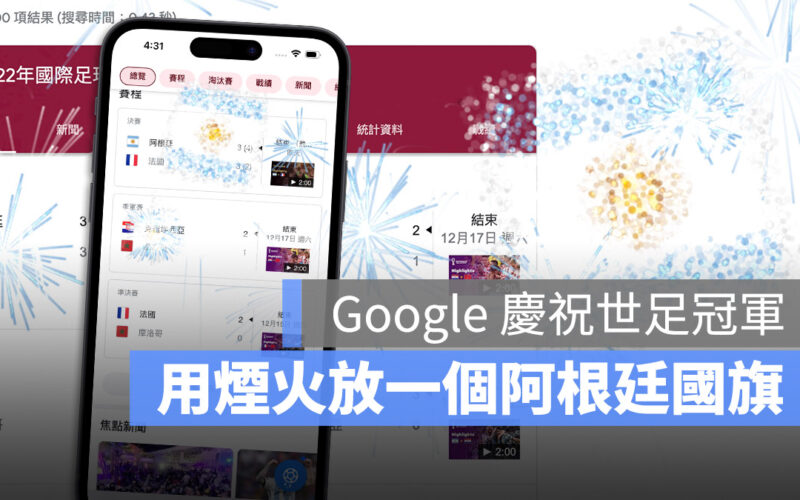 世足賽 Google 彩蛋