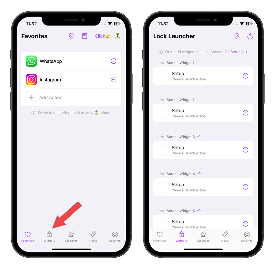iPhone 鎖定畫面 快速啟動 LINE 通話