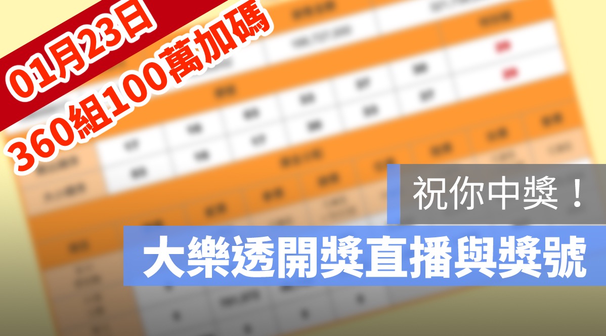 大樂透開獎,大樂透開獎直播,號碼