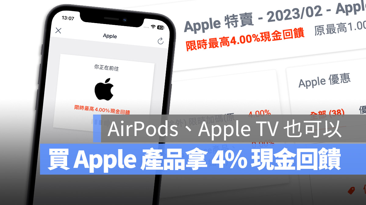 ShopBack Apple iPhone iPad Mac 現金回饋 優惠